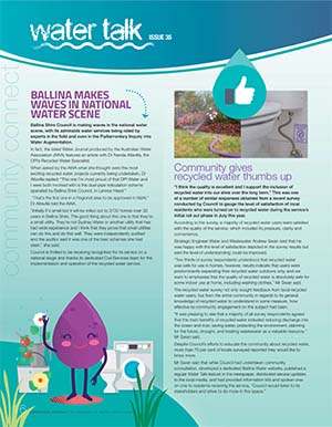 Water talk Issue 35 image